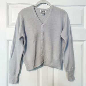 Vintage Light Gray/ Lavender Women's Sweater